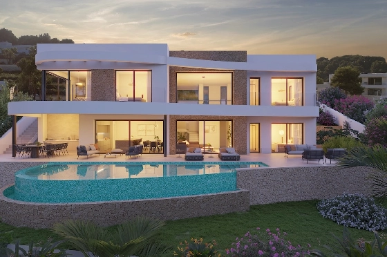 Villa in Moraira(La Sabatera) zu verkaufen, Wohnfläche 185 m², Klimaanlage, Grundstück 801 m², 4 Schlafzimmer, 4 Badezimmer, Pool, ref.: CA-H-1786-AMB-7