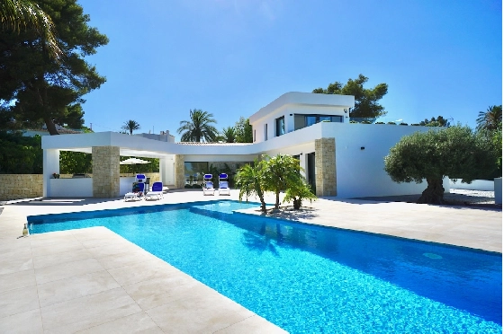 Villa in Javea(Pinosol) zu verkaufen, Wohnfläche 260 m², Zustand Erstbezug, + Fussbodenheizung, Klimaanlage, Grundstück 1866 m², 4 Schlafzimmer, 3 Badezimmer, Pool, ref.: CA-H-1790-AMBE-2