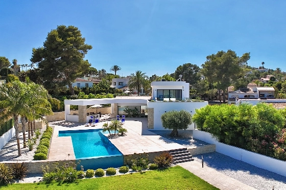 Villa in Javea(Pinosol) zu verkaufen, Wohnfläche 260 m², Zustand Erstbezug, + Fussbodenheizung, Klimaanlage, Grundstück 1866 m², 4 Schlafzimmer, 3 Badezimmer, Pool, ref.: CA-H-1790-AMBE-42