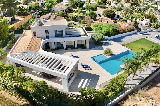 Villa in Javea(Pinosol) zu verkaufen, Wohnfläche 260 m², Zustand Erstbezug, + Fussbodenheizung, Klimaanlage, Grundstück 1866 m², 4 Schlafzimmer, 3 Badezimmer, Pool, ref.: CA-H-1790-AMBE-46