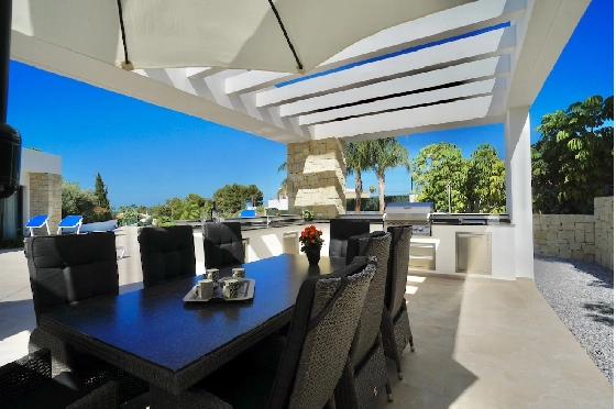 Villa in Javea(Pinosol) zu verkaufen, Wohnfläche 260 m², Zustand Erstbezug, + Fussbodenheizung, Klimaanlage, Grundstück 1866 m², 4 Schlafzimmer, 3 Badezimmer, Pool, ref.: CA-H-1790-AMBE-5