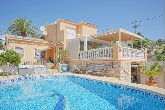 Villa in Calpe(Partida Calalga) zu verkaufen, Wohnfläche 144 m², Grundstück 555 m², 3 Schlafzimmer, 3 Badezimmer, ref.: BP-4418CAL-44