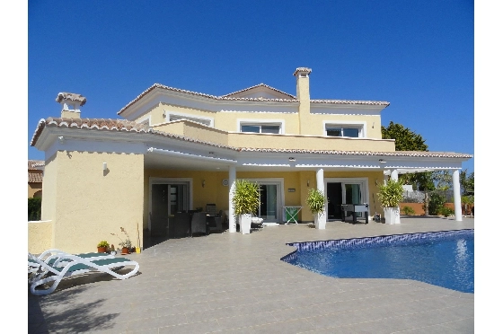 Villa in Calpe(Calpe) zu verkaufen, Wohnfläche 410 m², Klimaanlage, Grundstück 983 m², 3 Schlafzimmer, 3 Badezimmer, Pool, ref.: COB-982-10535-1