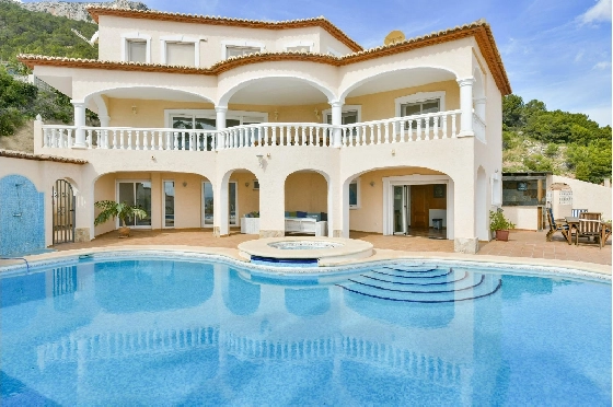 Villa in Calpe(Oltamar) zu verkaufen, Wohnfläche 351 m², Klimaanlage, Grundstück 1170 m², 6 Schlafzimmer, 6 Badezimmer, Pool, ref.: COB-3365-10535-1