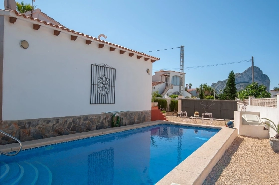 Villa in Calpe(Pla roig) zu verkaufen, Wohnfläche 145 m², Klimaanlage, Grundstück 800 m², 3 Schlafzimmer, 2 Badezimmer, Pool, ref.: COB-3377-10535-45