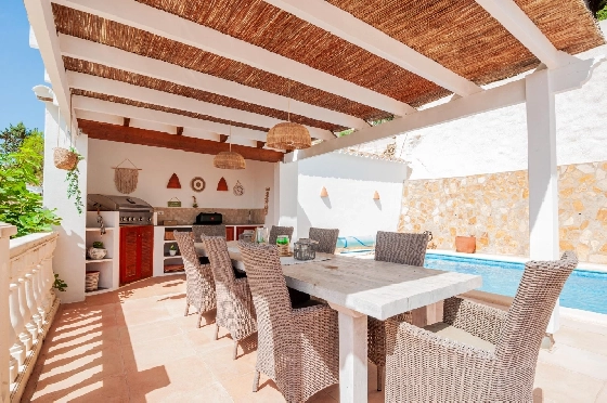 Villa in Moraira(Benimeit) zu verkaufen, Wohnfläche 168 m², Klimaanlage, 3 Schlafzimmer, 3 Badezimmer, Pool, ref.: COB-3467-10535-4