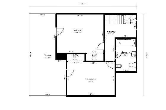 Bungalow in Calpe(Garduix) zu verkaufen, Wohnfläche 110 m², Klimaanlage, 2 Schlafzimmer, 2 Badezimmer, Pool, ref.: COB-3468-10535-26