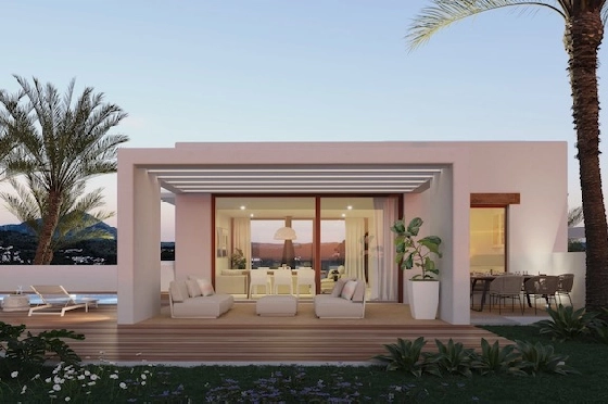 Villa in Javea(Villes del vent) zu verkaufen, Wohnfläche 170 m², Klimaanlage, Grundstück 1000 m², 3 Schlafzimmer, 2 Badezimmer, Pool, ref.: CA-H-1799-AMBI-3