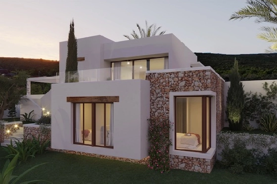 Villa in Javea(Villes del vent) zu verkaufen, Wohnfläche 170 m², Klimaanlage, Grundstück 1000 m², 3 Schlafzimmer, 2 Badezimmer, Pool, ref.: CA-H-1799-AMBI-4