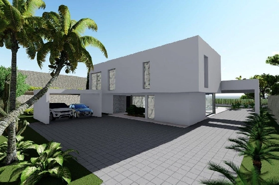 Villa in Calpe zu verkaufen, Wohnfläche 370 m², Baujahr 2019, Klimaanlage, Grundstück 1252 m², 4 Schlafzimmer, 4 Badezimmer, Pool, ref.: AM-11348DA-6