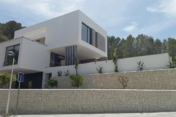 Villa in Moraira zu verkaufen, Wohnfläche 394 m², Baujahr 2020, Klimaanlage, Grundstück 800 m², 4 Schlafzimmer, 3 Badezimmer, Pool, ref.: AM-11509DA-1