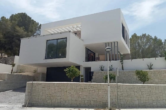 Villa in Moraira zu verkaufen, Wohnfläche 394 m², Baujahr 2020, Klimaanlage, Grundstück 800 m², 4 Schlafzimmer, 3 Badezimmer, Pool, ref.: AM-11509DA-2