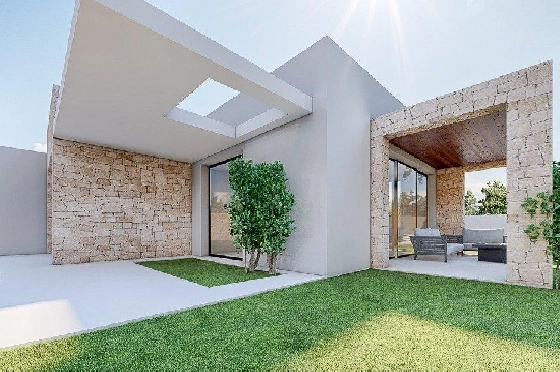 Villa in Benissa zu verkaufen, Wohnfläche 164 m², Baujahr 2021, Klimaanlage, Grundstück 1001 m², 3 Schlafzimmer, 2 Badezimmer, Pool, ref.: AM-11607DA-1