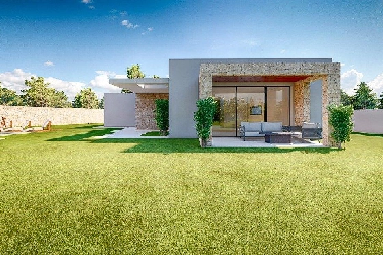 Villa in Benissa zu verkaufen, Wohnfläche 164 m², Baujahr 2021, Klimaanlage, Grundstück 1001 m², 3 Schlafzimmer, 2 Badezimmer, Pool, ref.: AM-11607DA-5