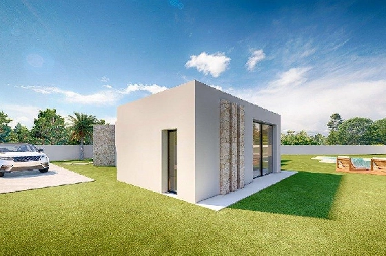 Villa in Benissa zu verkaufen, Wohnfläche 164 m², Baujahr 2021, Klimaanlage, Grundstück 1001 m², 3 Schlafzimmer, 2 Badezimmer, Pool, ref.: AM-11607DA-6