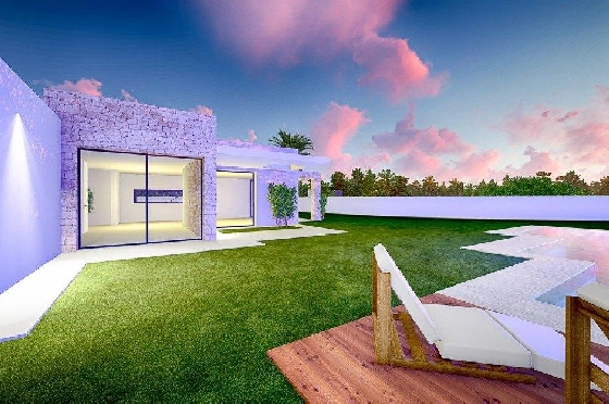 Villa in Benissa zu verkaufen, Wohnfläche 164 m², Baujahr 2021, Klimaanlage, Grundstück 1001 m², 3 Schlafzimmer, 2 Badezimmer, Pool, ref.: AM-11607DA-9