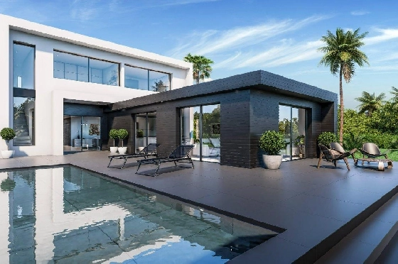 Villa in Javea zu verkaufen, Wohnfläche 158 m², Baujahr 2022, Klimaanlage, Grundstück 1000 m², 3 Schlafzimmer, 3 Badezimmer, Pool, ref.: AM-11716DA-2