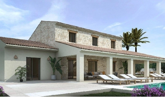 Villa in Moraira zu verkaufen, Wohnfläche 699 m², Baujahr 2022, Klimaanlage, Grundstück 13500 m², 4 Schlafzimmer, 4 Badezimmer, Pool, ref.: AM-11734DA-2