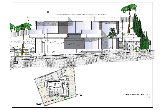 Villa in Calpe zu verkaufen, Wohnfläche 273 m², Baujahr 2022, Klimaanlage, Grundstück 805 m², 4 Schlafzimmer, 4 Badezimmer, Pool, ref.: AM-11772DA-14