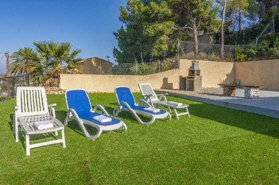 Villa in Calpe zu verkaufen, Wohnfläche 90 m², + Ofen, Klimaanlage, Grundstück 800 m², 3 Schlafzimmer, 1 Badezimmer, Pool, ref.: AM-11853DR-9