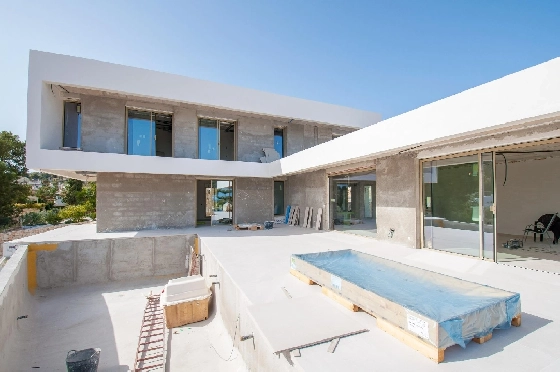 Villa in Benissa zu verkaufen, Wohnfläche 359 m², Baujahr 2024, Klimaanlage, Grundstück 1040 m², 4 Schlafzimmer, 3 Badezimmer, Pool, ref.: AM-11858DA-5