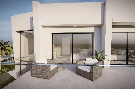 Villa in Moraira zu verkaufen, Wohnfläche 365 m², Baujahr 2023, Klimaanlage, Grundstück 967 m², 4 Schlafzimmer, 4 Badezimmer, Pool, ref.: AM-11867DA-3