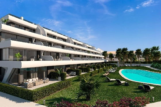 Apartment in Denia zu verkaufen, Wohnfläche 90 m², Baujahr 2025, Klimaanlage, 3 Schlafzimmer, 2 Badezimmer, Pool, ref.: AM-11912DA-2