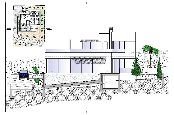 Villa in Calpe zu verkaufen, Wohnfläche 209 m², Baujahr 2024, Klimaanlage, Grundstück 1000 m², 3 Schlafzimmer, 3 Badezimmer, Pool, ref.: AM-11967DA-6