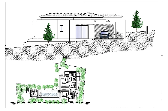 Villa in Javea zu verkaufen, Wohnfläche 420 m², Baujahr 2023, Klimaanlage, Grundstück 1741 m², 4 Schlafzimmer, 5 Badezimmer, Pool, ref.: AM-12003DA-10