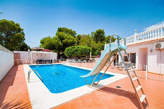 Villa in Moraira zu verkaufen, Wohnfläche 176 m², Klimaanlage, Grundstück 1050 m², 4 Schlafzimmer, 2 Badezimmer, Pool, ref.: AM-12011DA-10