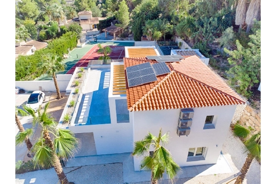 Villa in Moraira zu verkaufen, Wohnfläche 480 m², Baujahr 2023, Klimaanlage, Grundstück 1140 m², 3 Schlafzimmer, 3 Badezimmer, Pool, ref.: AM-12058DA-31