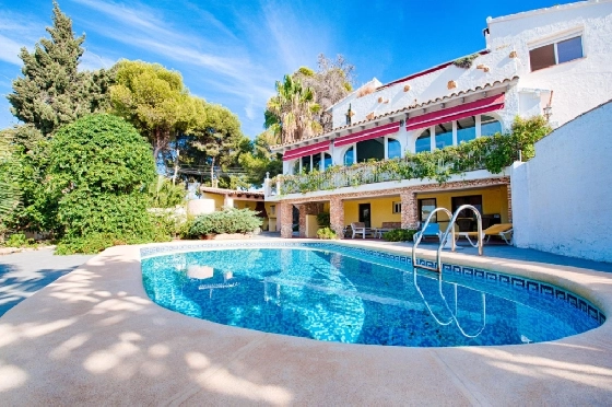 Villa in Moraira zu verkaufen, Wohnfläche 326 m², Baujahr 1975, Klimaanlage, Grundstück 791 m², 6 Schlafzimmer, 6 Badezimmer, Pool, ref.: AM-12082DA-2