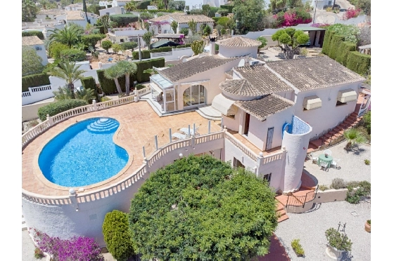 Villa in Moraira zu verkaufen, Wohnfläche 293 m², Baujahr 1998, Klimaanlage, Grundstück 1604 m², 5 Schlafzimmer, 3 Badezimmer, Pool, ref.: AM-12096DA-1