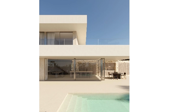 Villa in Moraira zu verkaufen, Wohnfläche 482 m², Baujahr 2024, Klimaanlage, Grundstück 809 m², 5 Schlafzimmer, 4 Badezimmer, Pool, ref.: AM-12121DA-4