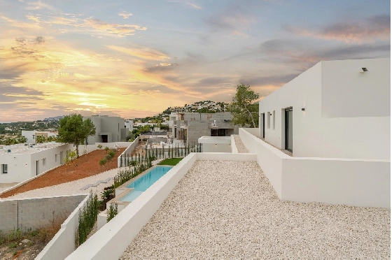 Villa in Moraira zu verkaufen, Wohnfläche 259 m², Baujahr 2024, Klimaanlage, Grundstück 800 m², 3 Schlafzimmer, 3 Badezimmer, Pool, ref.: AM-12206DR-13