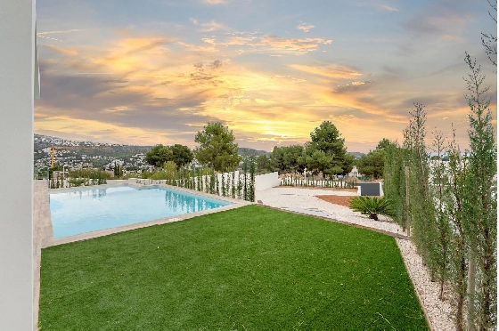 Villa in Moraira zu verkaufen, Wohnfläche 259 m², Baujahr 2024, Klimaanlage, Grundstück 800 m², 3 Schlafzimmer, 3 Badezimmer, Pool, ref.: AM-12206DR-3