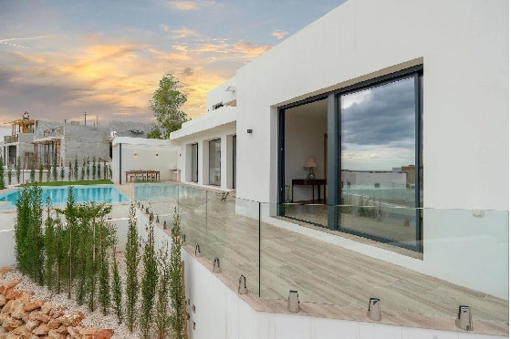 Villa in Moraira zu verkaufen, Wohnfläche 259 m², Baujahr 2024, Klimaanlage, Grundstück 800 m², 3 Schlafzimmer, 3 Badezimmer, Pool, ref.: AM-12206DR-6