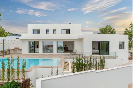 Villa in Moraira zu verkaufen, Wohnfläche 259 m², Baujahr 2024, Klimaanlage, Grundstück 800 m², 3 Schlafzimmer, 3 Badezimmer, Pool, ref.: AM-12206DR-7