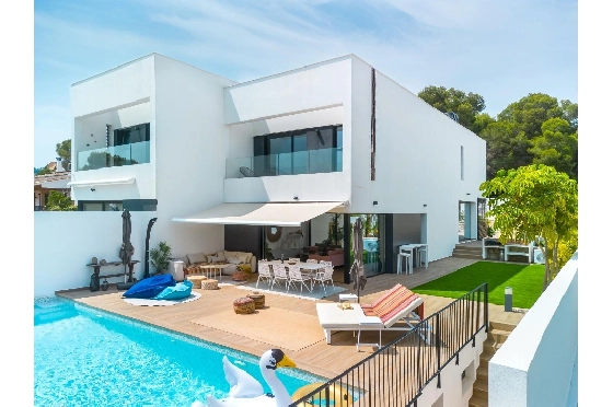 Villa in Moraira zu verkaufen, Wohnfläche 182 m², Klimaanlage, Grundstück 500 m², 4 Schlafzimmer, 3 Badezimmer, Pool, ref.: AM-12207DR-39