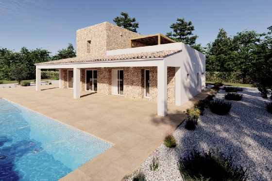 Finca in Benissa zu verkaufen, Wohnfläche 305 m², Baujahr 2024, Klimaanlage, Grundstück 10000 m², 3 Schlafzimmer, 3 Badezimmer, Pool, ref.: AM-12208DA-5