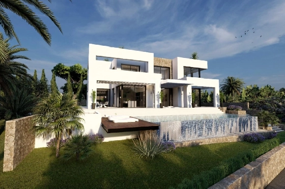 Villa in Benissa zu verkaufen, Wohnfläche 547 m², Baujahr 2024, Klimaanlage, Grundstück 1347 m², 4 Schlafzimmer, 3 Badezimmer, Pool, ref.: AM-12239DA-14