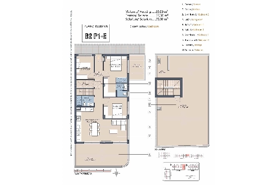 Penthouse Apartment in Los Alcazares zu verkaufen, Wohnfläche 175 m², Zustand Erstbezug, 3 Schlafzimmer, 2 Badezimmer, Pool, ref.: HA-LAN-432-A04-16