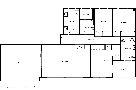 Penthouse Apartment in Calpe(Calpe) zu verkaufen, Wohnfläche 117 m², Klimaanlage, 3 Schlafzimmer, 2 Badezimmer, Pool, ref.: COB-3473-10535-18