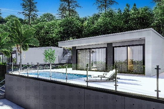 Villa in Pedreguer(Monte Solana) zu verkaufen, Wohnfläche 100 m², Klimaanlage, Grundstück 300 m², 3 Schlafzimmer, 2 Badezimmer, Pool, ref.: CA-H-1804-AMB-1