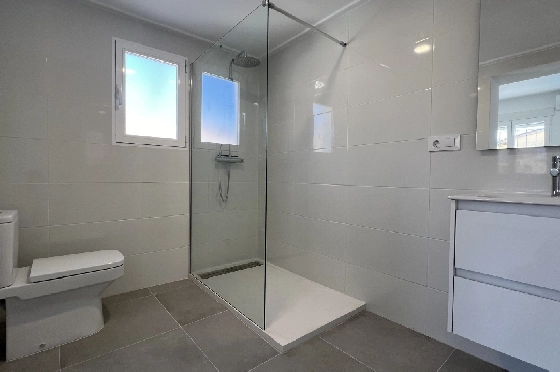 Villa in Els Poblets(Sorts de la mar 26A) zu verkaufen, Wohnfläche 80 m², Baujahr 1985, Zustand neuwertig, + KLIMA, Klimaanlage, Grundstück 303 m², 2 Schlafzimmer, 2 Badezimmer, Pool, ref.: AS-0824-10