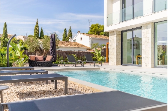 Villa in Benissa(La Fustera) zu verkaufen, Wohnfläche 249 m², Klimaanlage, Grundstück 895 m², 4 Schlafzimmer, 3 Badezimmer, Pool, ref.: CA-H-9309-AMB-25