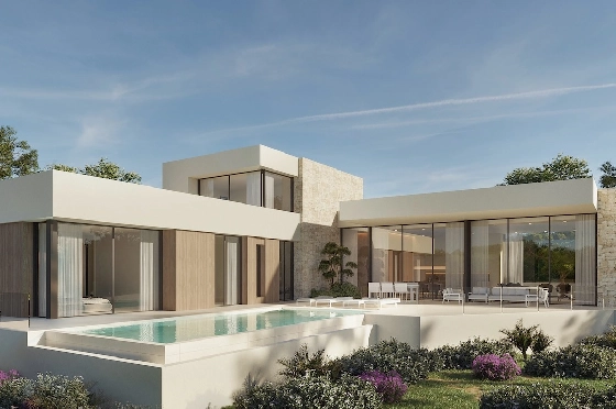 Villa in Moraira(Moravit) zu verkaufen, Wohnfläche 320 m², Klimaanlage, Grundstück 1035 m², 4 Schlafzimmer, 4 Badezimmer, Pool, ref.: CA-H-1811-AMB-2