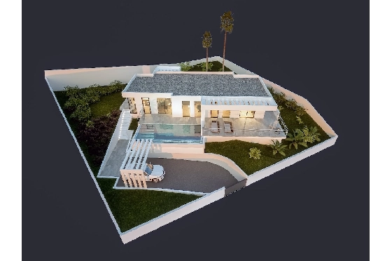 Villa in Moraira(Solpark) zu verkaufen, Wohnfläche 239 m², Klimaanlage, Grundstück 800 m², 3 Schlafzimmer, 2 Badezimmer, Pool, ref.: CA-H-1818-AMB-5