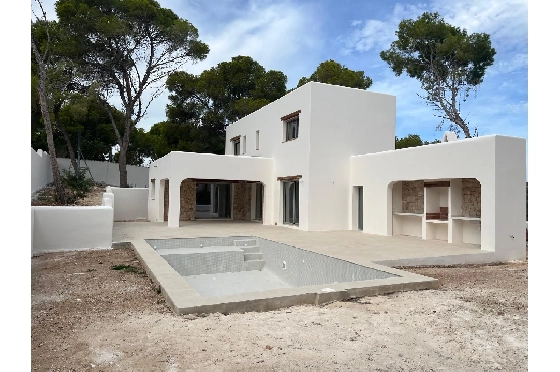 Villa in Moraira(Cap Blanc) zu verkaufen, Wohnfläche 180 m², Klimaanlage, Grundstück 1056 m², 3 Schlafzimmer, 4 Badezimmer, Pool, ref.: CA-H-1699-AMBI-3