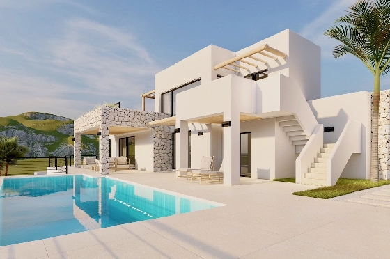 Villa in Moraira(Pinar del Advocat) zu verkaufen, Wohnfläche 265 m², Grundstück 810 m², 4 Schlafzimmer, 3 Badezimmer, Pool, ref.: CA-H-1822-AMBI-13